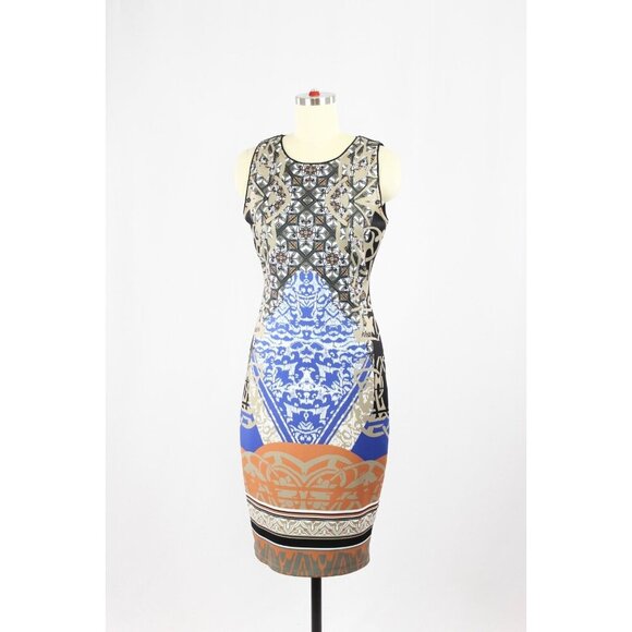 Hale Bob Dresses & Skirts - HALE BOB Kaleidoscope Printed Neoprene Sheath Dress, Size S